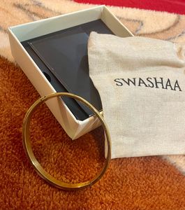 Swashaa 18k Gold Plated Kada For Men