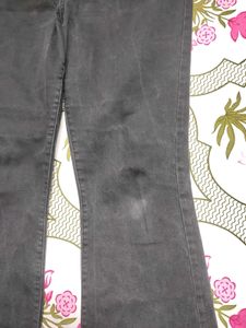 💕Charcoal Black Washed Bootcut Jeans