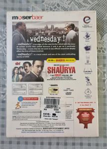 Moserbaer 2 Hindi movie DVDs A Wednesday &amp; Shaurya