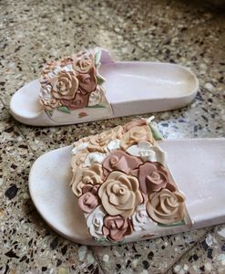 Westside Luna Blu Flower Slip Ons