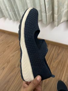 Skechers Navy Mary Jane Sneakers