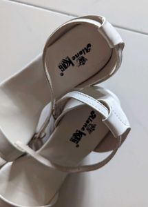 White Heeled Sandals