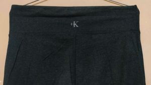 Gray High-Waisted Leggings