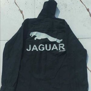 JAGUAR Black Hooded Casual Shirt