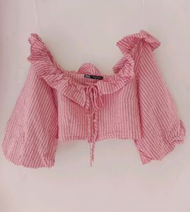 ZARA Cottagecore Top💐🌸