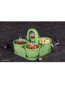 Green Condiment Set