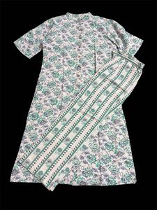 Printed Cotton Kurta Set