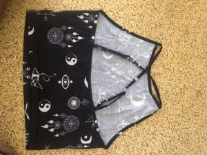 Shein Printed Cross back Crop Top☯️