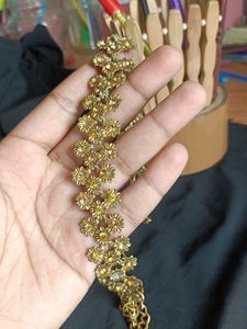 Gold Floral Statement Necklace