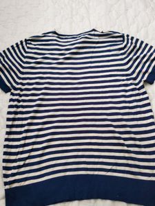 Striped Half Sleeve Top
