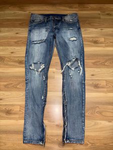 mnml Distressed ripped Denim Jeans