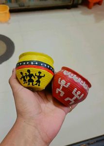 Hand-painted Ceramic 2 Cup Set