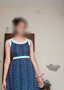 Blue Polka Dot Dress