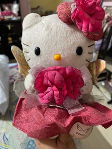 Hello Kitty Sanrio NTT 2010 Angel Plush 8"
