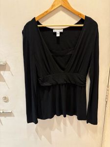 Elegant Black Long Sleeve Top