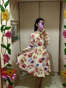 Floral Print one piece frock Dress