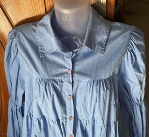 Tiered Ruffle Sleeve Shirt