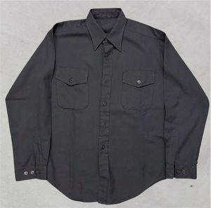 Men's Black Long Sleeve Shirt
