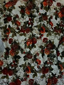 Padded Lace Floral Top Stretchable