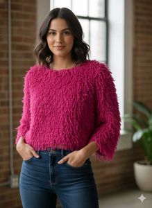 Pre-winter Fashion Tassel Crop Top
