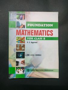 MATHEMATICS BOOK FOR CLASS 8 OF I.C.S.E. BOARD