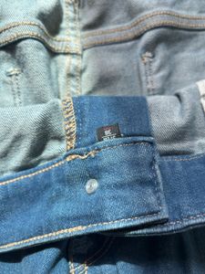 Blue Denim Jeans 38 Size Stretchable