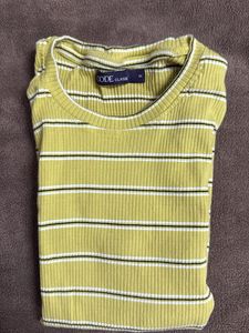 Striped Olive Top