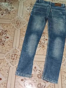 Blue Distressed Jeans