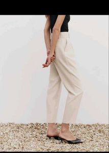 Viral Instagram Beige Formal Pants For Women