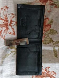 Black Leather Wallet
