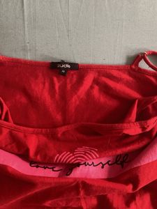 Red &#39;Love Yourself&#39; Tank Top
