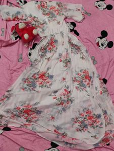 Floral Print Maxi Dress