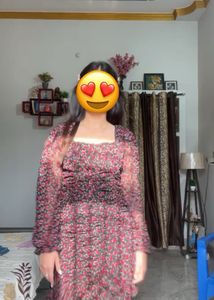 Floral Print Ruched Mini Dress