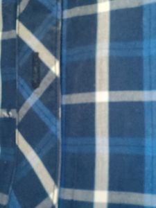 Knighthood 100% Cotton Blue Check Full Sleeve Shir