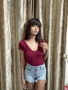 Burgundy Bodysuit - Stylish & Comfy