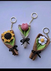 Handmade Cute Crochet Keychains