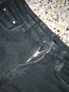 Black Formal Regular Denim