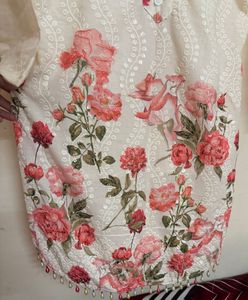 Floral Print Kurta