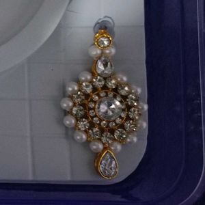 Elegant Pearl &amp; Crystal Earrings