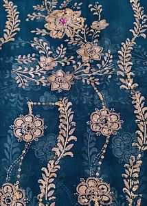 Teal Colour Never Worn Saree