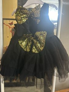 Black Baby Party Wear Frock