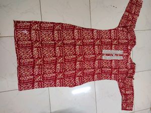 Red Hot Kurti In Good Condition