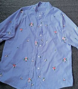 Striped Floral Shirt