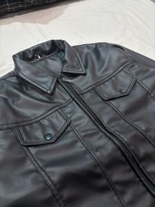 Black Faux Leather Jacket