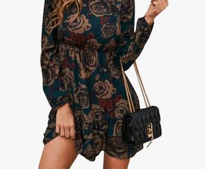 GRECIILOOKS Rayon Knee-Length Women-Printed A-Line
