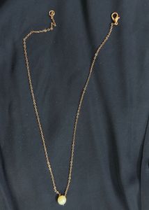 Rose Gold Pearl Pendant Chain