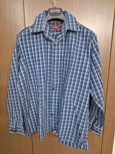 Mentor's Men's Blue Checkered Shirt | 42