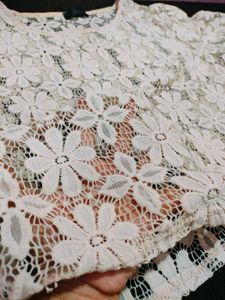 Floral Lace crochet Crop Top