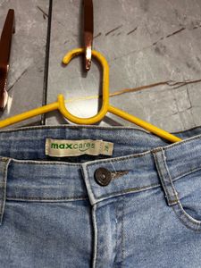 Mid Waist - Slim Fit - Light Blue Jeans