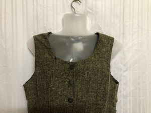 600west Olive Waistcoat